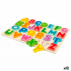 Wooden Children's Puzzle Woomax + 2 years 27 Pieces, parts (12 Units)