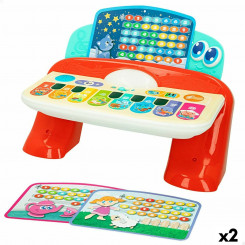 Интерактивное пианино для малышей Winfun 27 x 16 x 18 см (2 шт.)