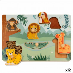Puzzle Animals Woomax + 18 months (12 Units)