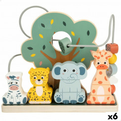 Educational game three in one Woomax animals 25 x 22 x 10 cm (6 Units)