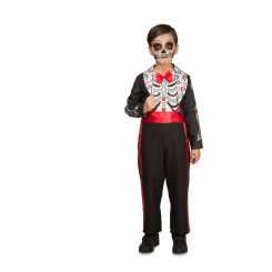 Masquerade costume for children My Other Me Day of the Dead 10-12 years (2 Pieces, parts)