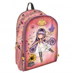 School backpack Little Dancer Gorjuss Little dancer Salmon pink