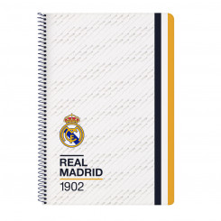 Notebook Real Madrid CF White A4 80 Sheets