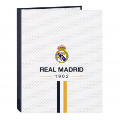 Ring binder Real Madrid CF White A4 26.5 x 33 x 4 cm