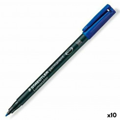 Перманентный маркер Staedtler Lumocolor 317-3 M Blue (10 шт.)