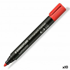 Перманентный маркер Staedtler Lumocolor 352-2 Red (10 шт.)