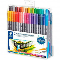 Set of felt-tip pens Staedtler Design Journey Double-ended Multicolor (4 Units)