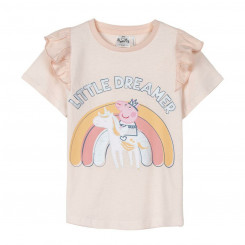 Children's Short-sleeved T-shirt Peppa Pig Light pink