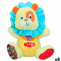 Soft toy with voice Winfun Lion 15 x 15 x 9 cm (6 Units)