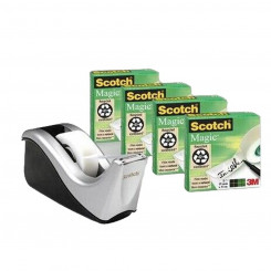 Adhesive tape Set Scotch C60-ST4 5 Pieces 19 x 33 mm Black/Grey