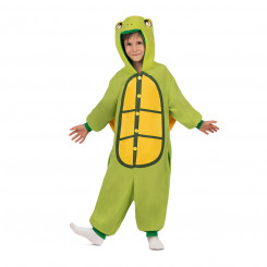 Masquerade Costume for Kids My Other Me Turtle Yellow Green One Size (2 Pieces, Parts)