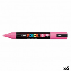 Marker POSCA PC-5M Pink (6 Units)