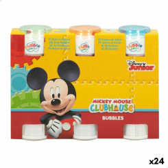 Bubble blower set Mickey Mouse 3 Pieces, parts 60 ml (24 Units)