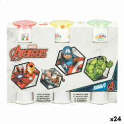 Bubble blower set The Avengers 3 Pieces, parts 60 ml (24 Units)
