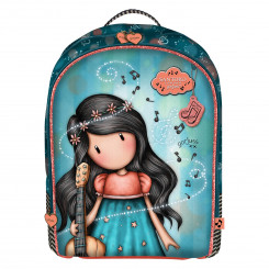 School backpack This One's for You Gorjuss M572A Turquoise blue (32 x 45 x 13.5 cm)