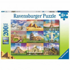 Puzzle Ravensburger 13290 XXL Monumentos del mundo 200 Pieces, parts