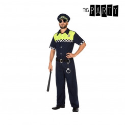 Masquerade costume for adults (3 pcs) Policeman