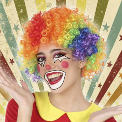 Wig Clown Multicolored