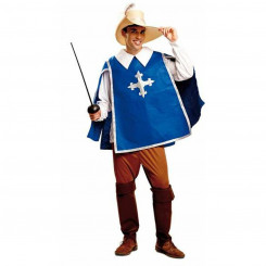 Masquerade costume for adults My Other Me Musketeer 5 Pieces Blue