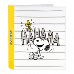 Папка на кольцах Snoopy Friends Forever White Yellow A4 (40 мм)