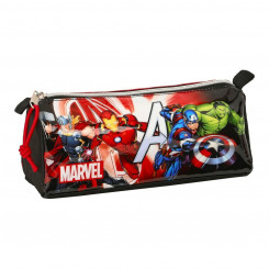 School bag The Avengers Infinity Red Black (21 x 8 x 7 cm)
