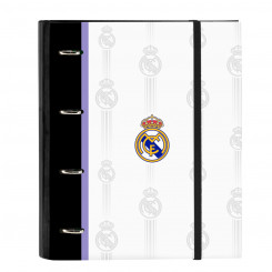 Ring binder Real Madrid CF Black White (27 x 32 x 3.5 cm)