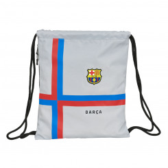 Подарочный пакет с лентами ФК Барселона Серый (35 х 40 х 1 см)