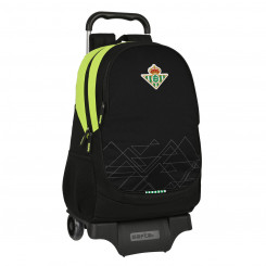 School bag with wheels Real Betis Balompié Black Lima 32 x 44 x 16 cm