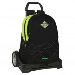 School bag with wheels Real Betis Balompié Black Lima 32 x 44 x 16 cm