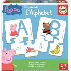 Educational game three in one Educa PEPPA PIG Abc (FR) Multicolor (1 Pieces, parts)