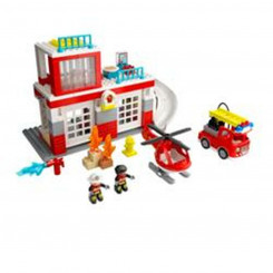 Playset Lego 10970 Duplo: Fire Station and Helicopter 1 Ühikut