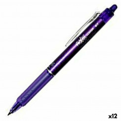 Pen Pilot Frixion Clicker Erasable ink Purple 0.4 mm 12 Units