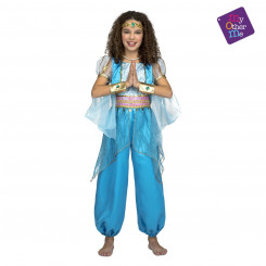 Masquerade Costume for Kids My Other Me Princess Turquoise Blue Multicolor (3 Pieces, Parts)