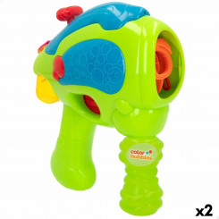 Bubble game Colorbaby Green Gun 118 ml 20.5 x 23.5 x 8.5 cm (2 Units)