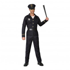 Masquerade costume for adults DISFRAZ POLICIA XL XL Male policeman