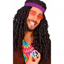 Maskeraadi kleitide aksessuaaride komplekt Hippie Mitmevärviline 60ndad aastad