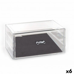 Multipurpose Organizer Confortime Plastic Transparent 23.5 x 15.3 x 10.8 cm (6 Units)
