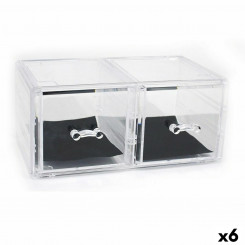 Multipurpose Organizer Confortime Plastic Transparent 23.8 x 15.3 x 10.8 cm (6 Units)