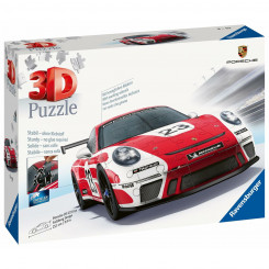 3D Puzzle Porsche 911 GT3 Cup Salzburg 152 Pieces, parts