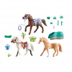Игровой набор Playmobil 71356 Лошади Водопада 28 предметов, детали