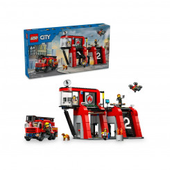 Игровой набор Lego 60414 Пожарная станция с пожарной машиной