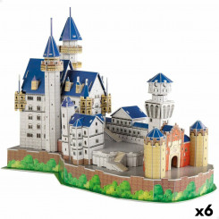 3D Puzzle Colorbaby New Swan Castle 95 Pieces, Parts 43.5 x 33 x 18.5 cm (6 Units)