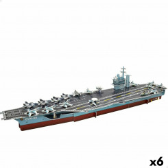 3D Puzzle Colorbaby Nimitz Aircraft Carrier 67 Pieces, parts 77 x 18 x 20 cm (6 Units)