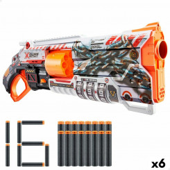 Darti püstol Zuru X-Shot Skins Lock Blaster 57 x 19 x 6 cm 6 Ühikut