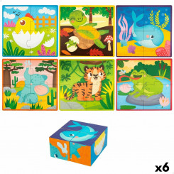 3D Puzzle Liscian animals 4 Pieces, parts 22 x 23 x 1 cm (6 Units)