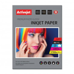 Glossy Photo Paper Activejet AP4-180G20 A4 20 Sheets 21 x 29.7 cm