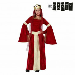 Masquerade costume for children Medieval lady Red