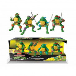 Figures Set Teenage Mutant Ninja Turtles Cowabunga 4 Pieces, Parts