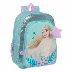 School backpack Frozen Hello spring Blue