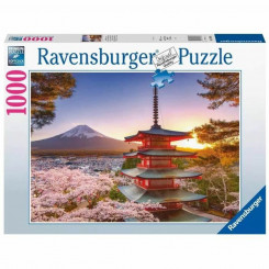 Puzzle Ravensburger 17090 Mount Fuji Cherry Blossom View 1000 Pieces, parts